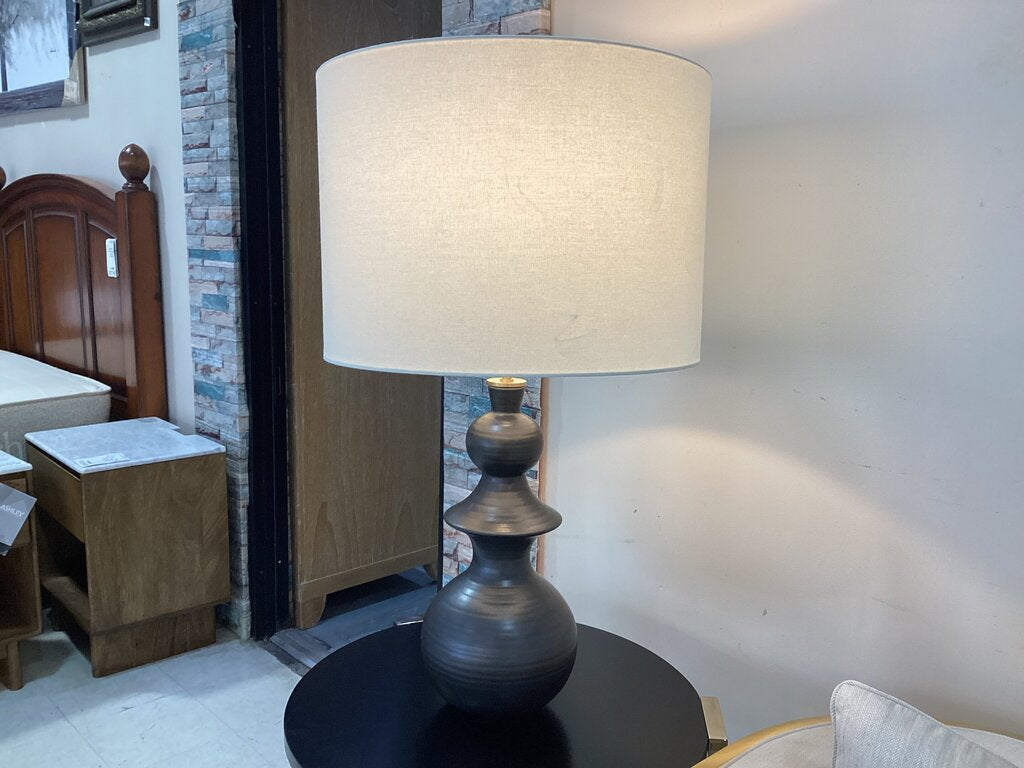 80662 - Pair Of Kate Spade New York Saxon 35" Tall Designer Lamps