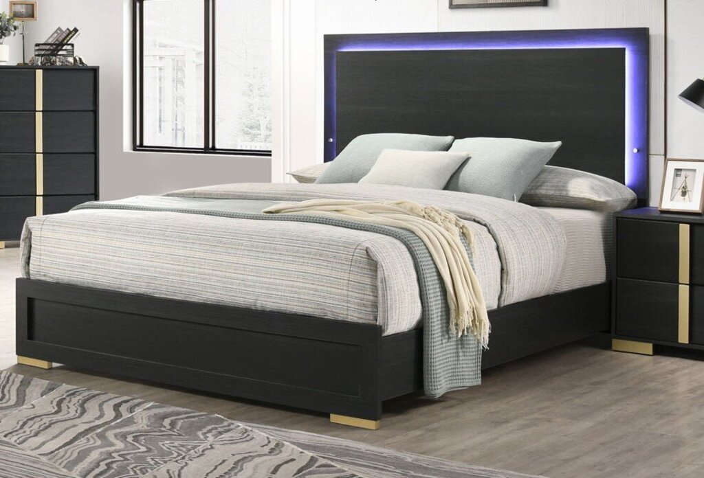 Eclipse NEW Queen LED Bed Frame 64x83x53 (118231-33)
