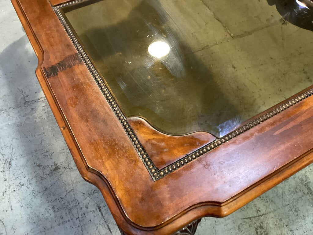 80692 Split Glass Coffee Table 31x54x19