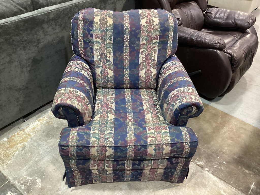 80641 - La-Z-Boy Floral Armchair 35x36x32
