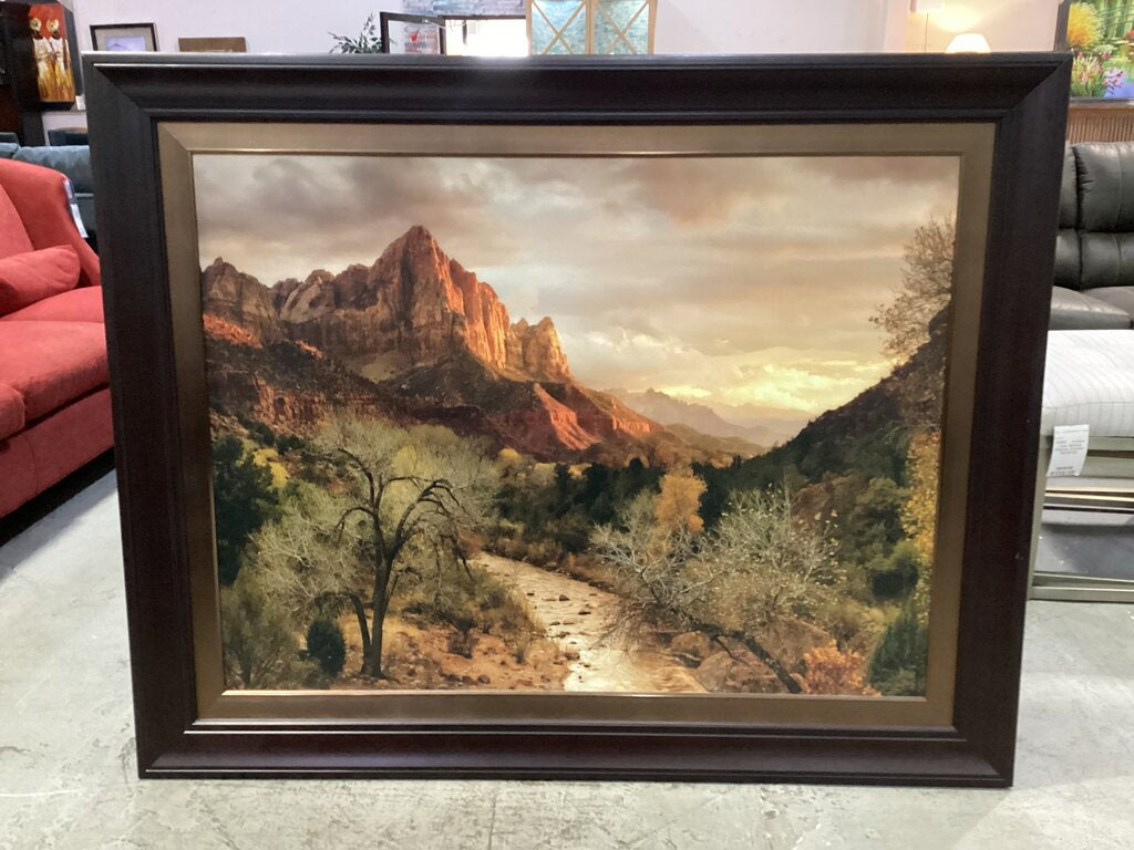80712 - Kirklands Majestic Peaks Wall Picture 59x2x47
