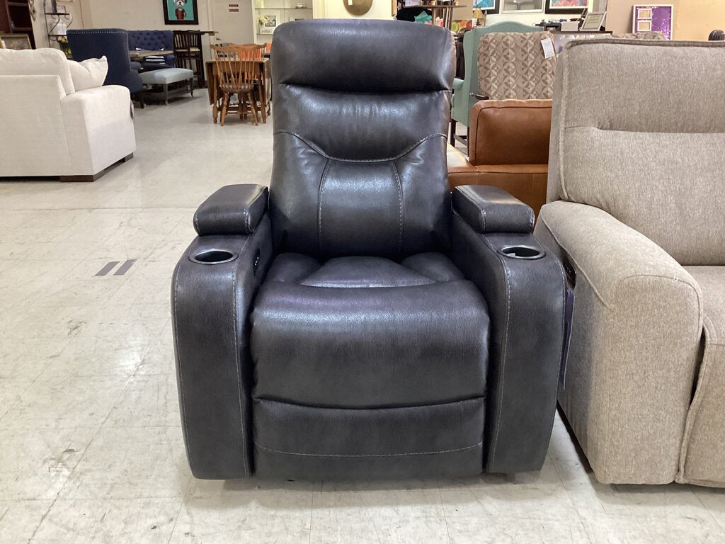 80678 - Heritage Leather Power Home Theater Recliner 33x38x45