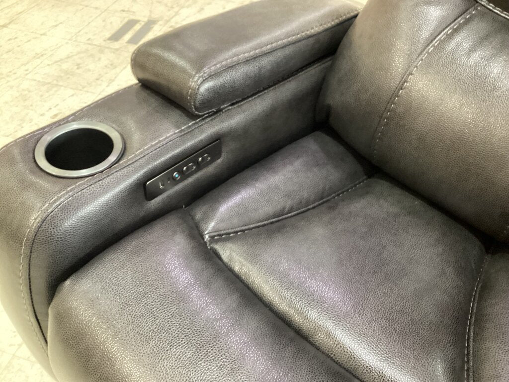 80678 - Heritage Leather Power Home Theater Recliner 33x38x45
