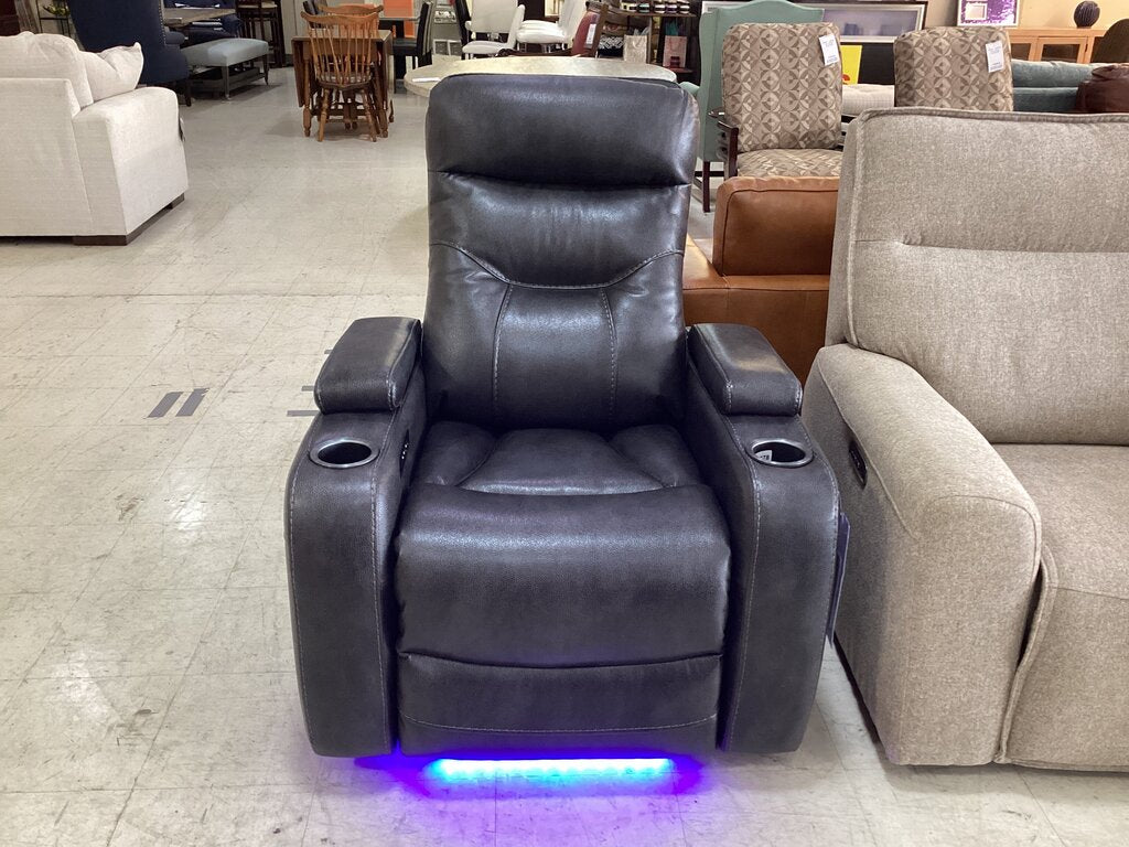 80678 - Heritage Leather Power Home Theater Recliner 33x38x45
