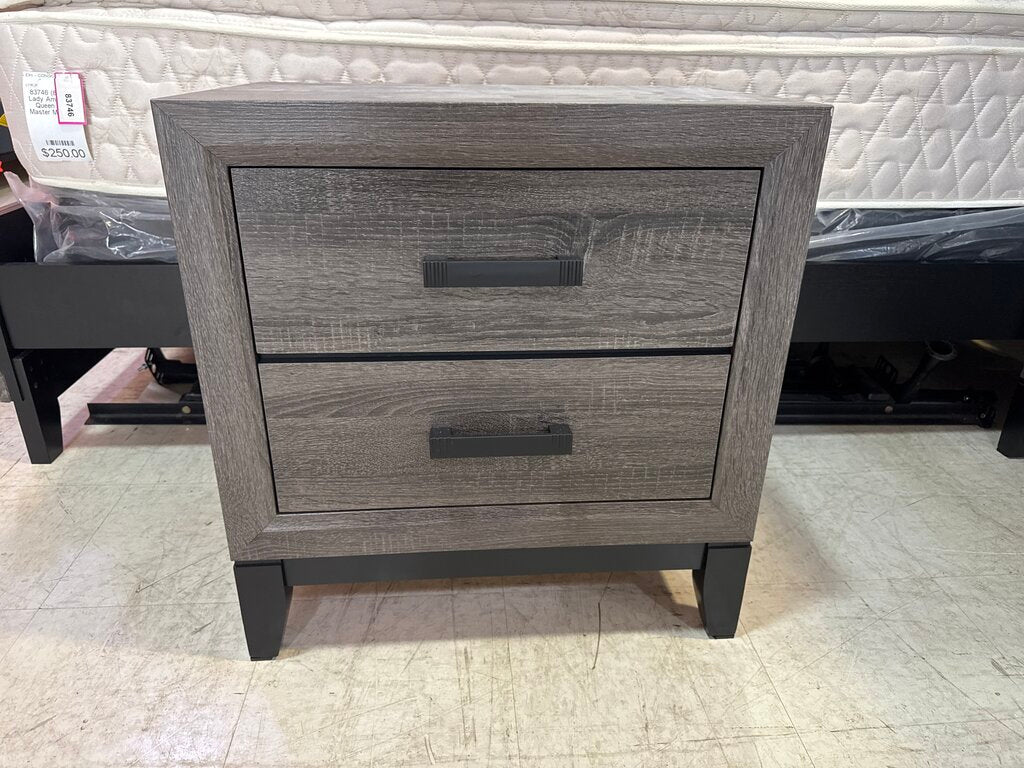 80637 - Tyler Two Drawer Nightstand 24x16x25