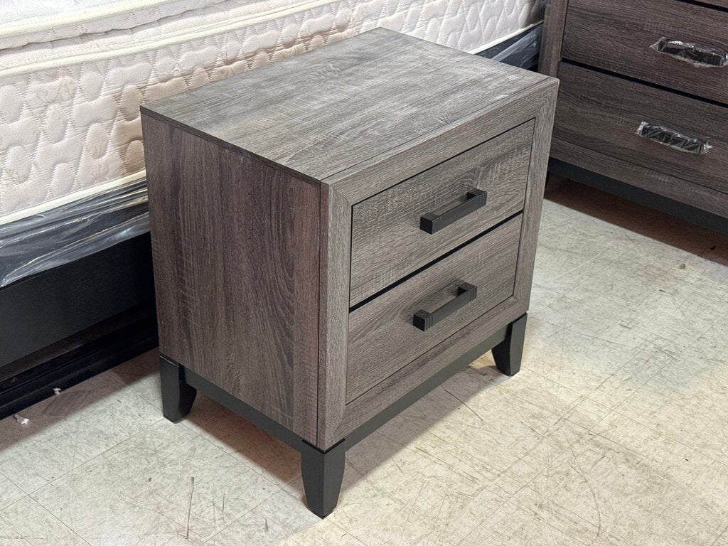80637 - Tyler Two Drawer Nightstand 24x16x25