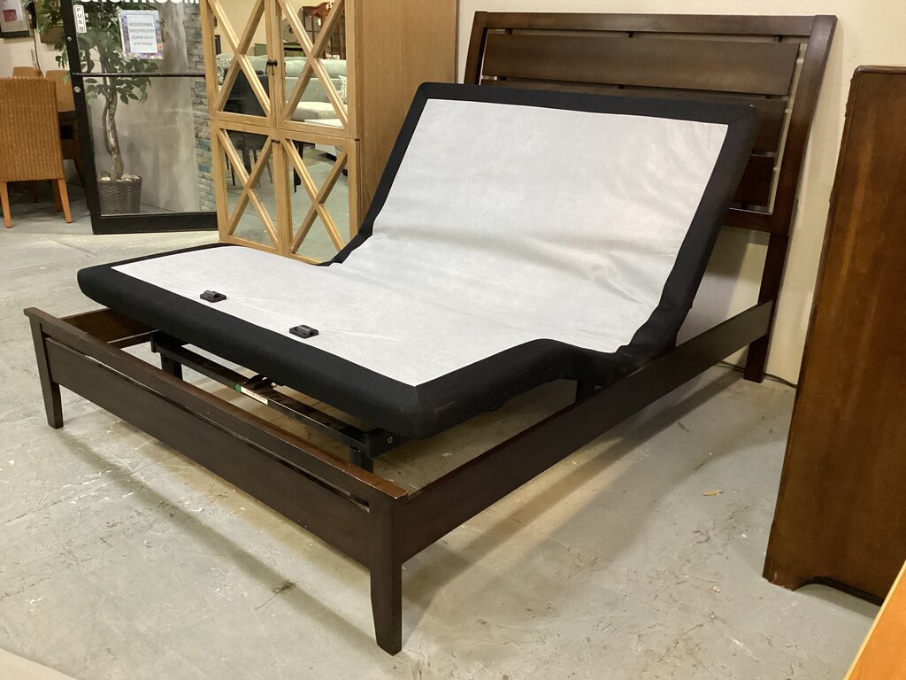 83978 Queen Bed Frame w/ Power Adjustable Base 65x88x54