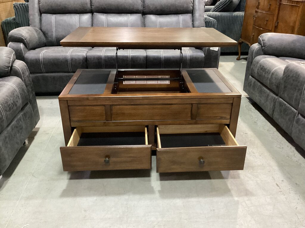 80765 Ashley Gately Lift-Top Cocktail Table 46x26x19