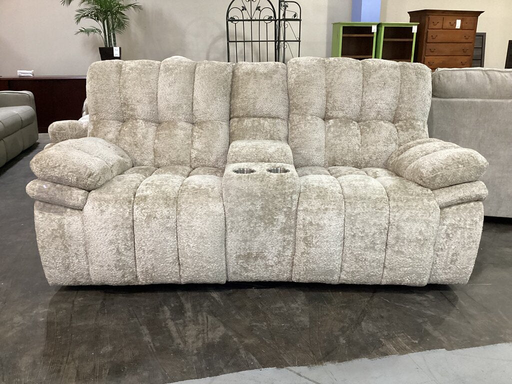 Everest Beige NEW Motion Loveseat 77x41x40 (677521)