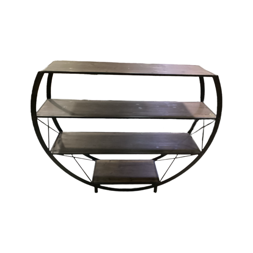 80799 - StyleCraft Bryan Keith Santa Monica Circle Open Bookcase 53x14x42