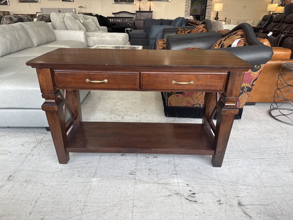 80764 - Two Drawer Server Buffett Console Table 54x21x33
