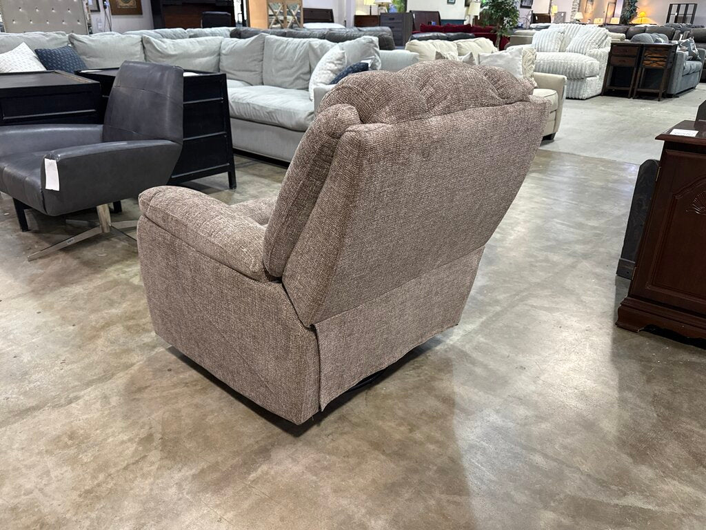 80839 - Heritage Leather Jasper Swivel Glider Recliner 34x40x40