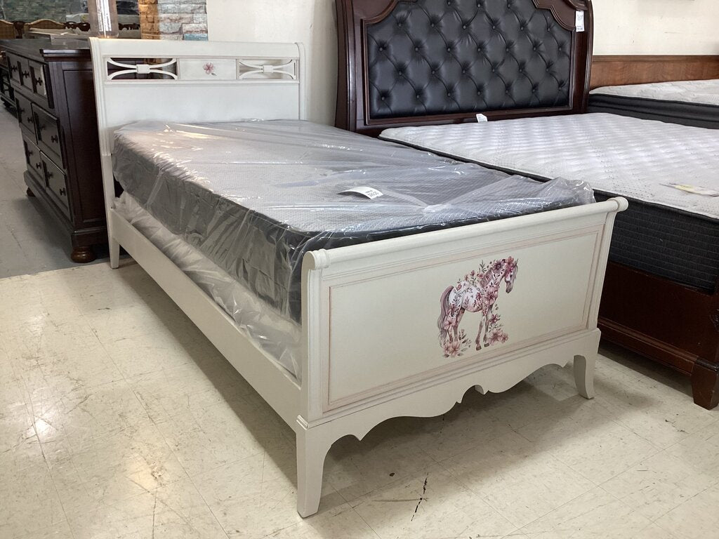 80843 (8442-34) Twin Sleigh Bedframe 42x80x42