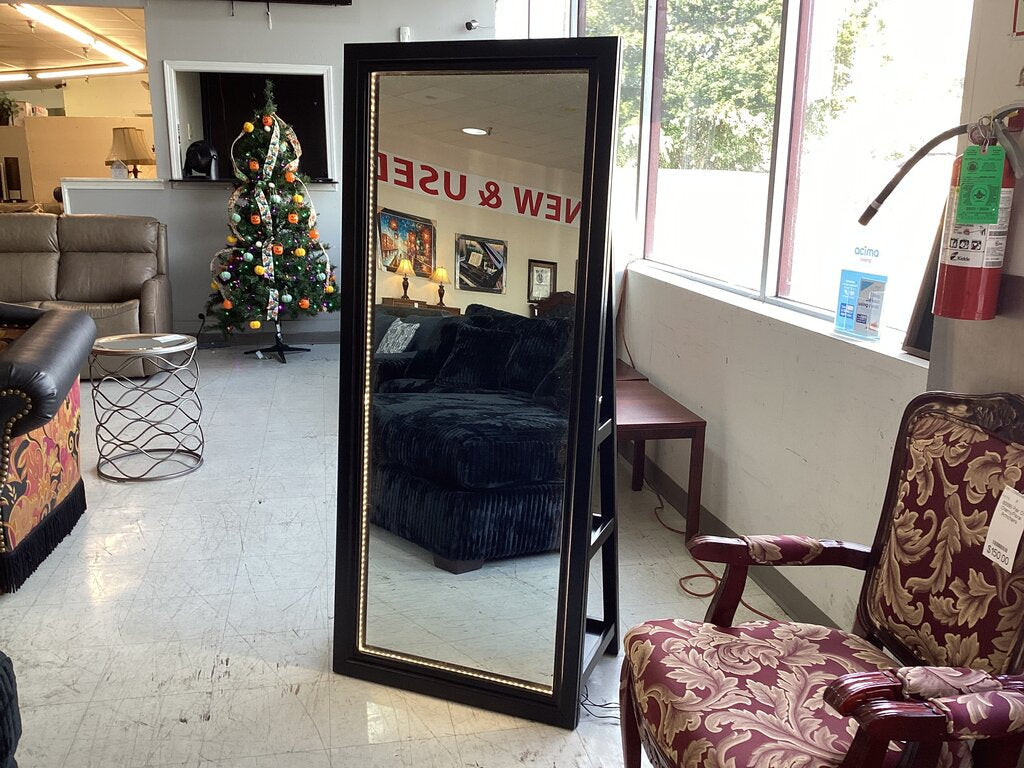 80879 - Elements Evesen Standing Floor Mirror Ladder 29x17x66