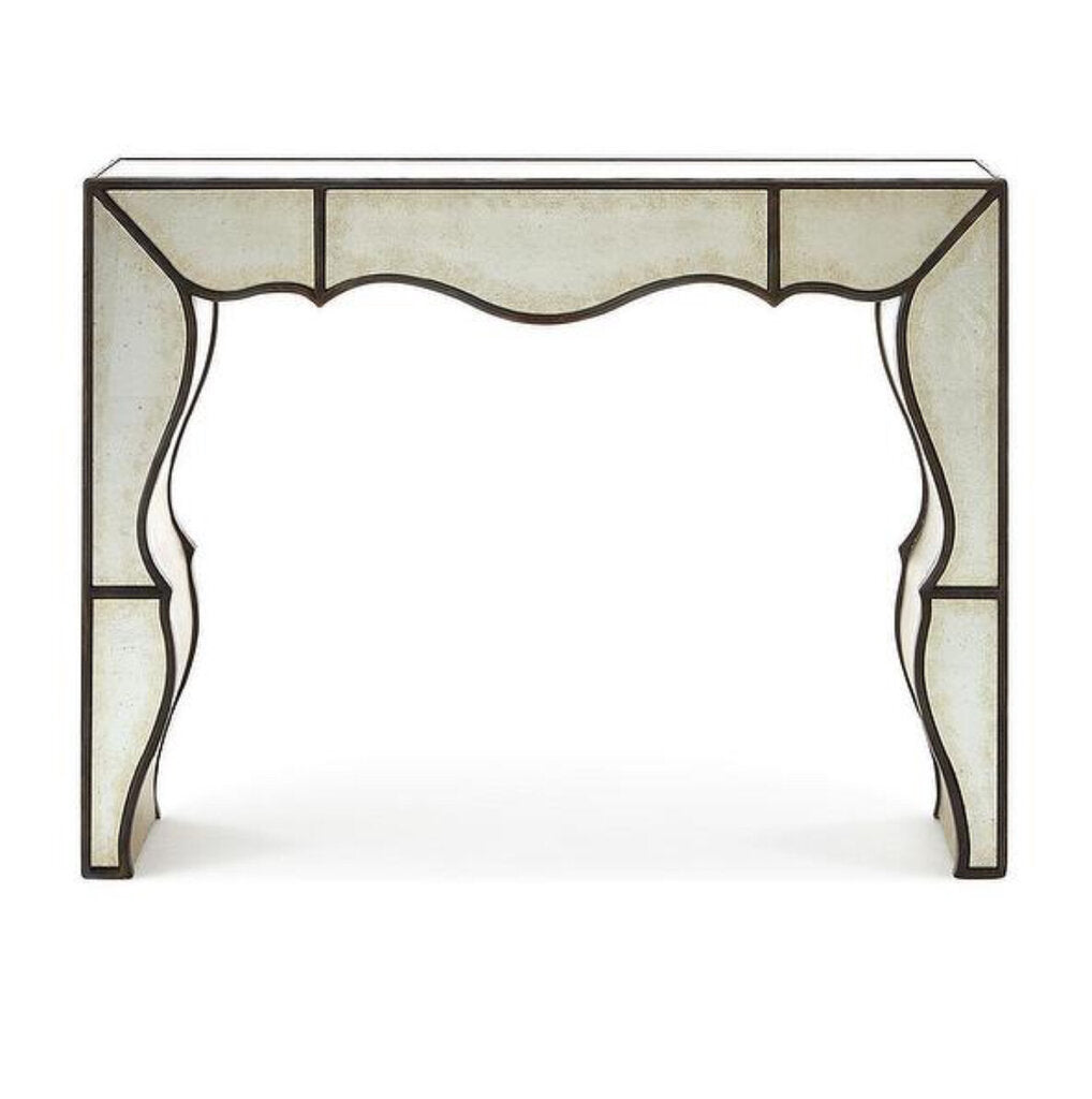 80908 (8524-11) Hooker Arabella Mirrored Hall Table 48x12x37