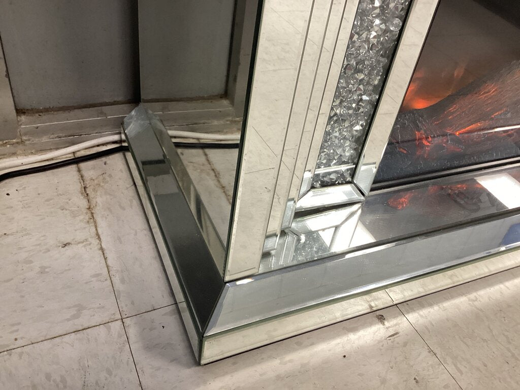 80909 (8524-12) Noralie Mirrored Electric Fireplace 48x15x40