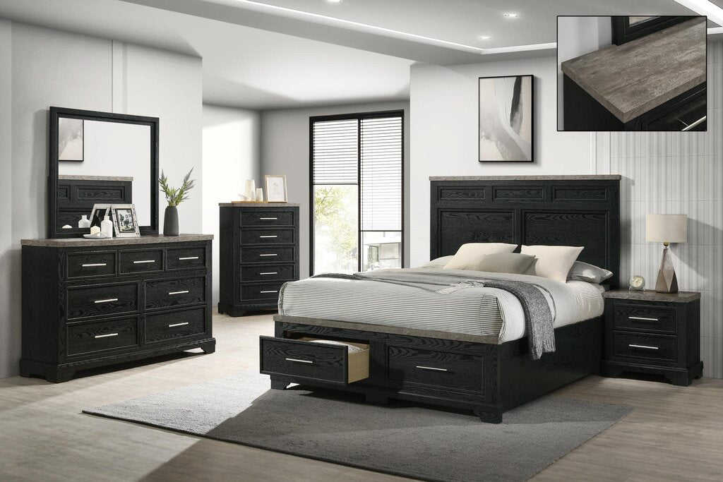 Tivoli NEW Queen Bed Frame (124231-32-33)
