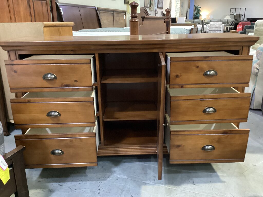 80855 - Addison Chestnut Dresser 63x17x36