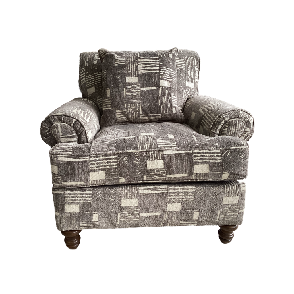 80962 Kingsley Pewter Accent Chair 39x45x37