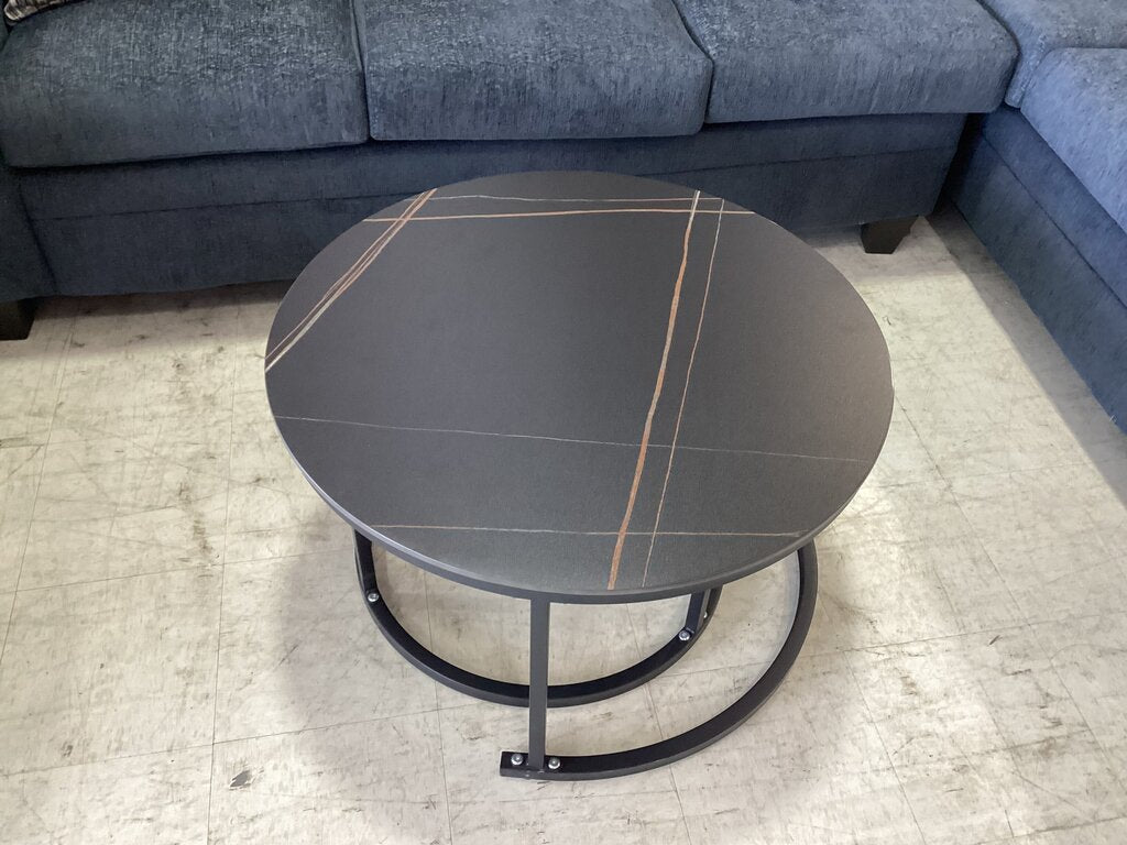 80965 (8530-1) Round 2pc Nesting Coffee Table (32x18)(24x16)