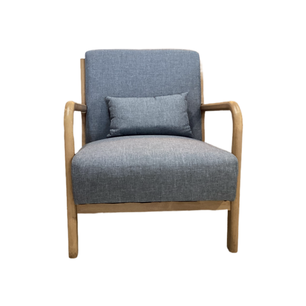 80969 (8530-5) Hertford MCM Upholstered Accent Chair 26x32x29