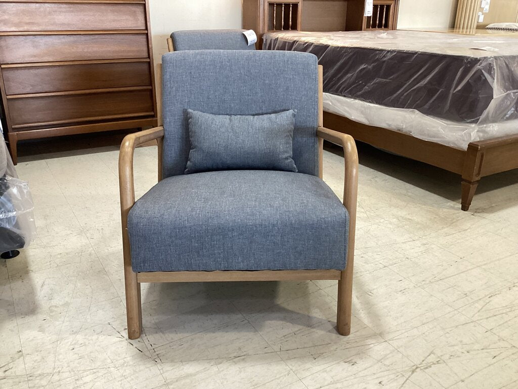 80970 (8530-6) Hertford MCM Upholstered Accent Chair 26x32x29