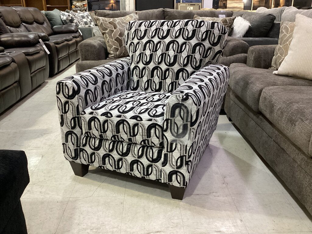 Obsidian Karma Fossil Accent Chair 34x36x38 (9001)