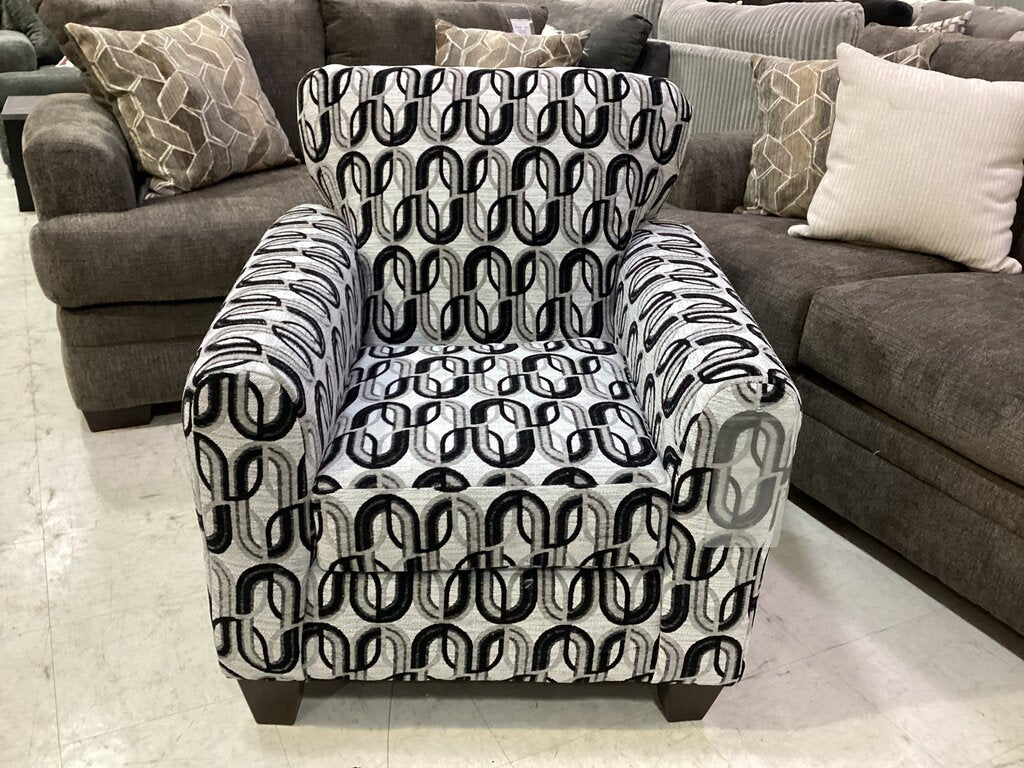 Obsidian Karma Fossil Accent Chair 34x36x38 (9001)