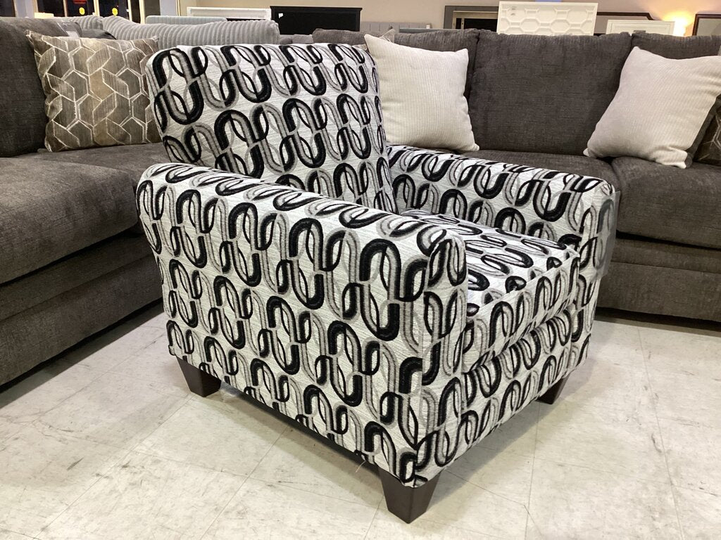 Obsidian Karma Fossil Accent Chair 34x36x38 (9001)
