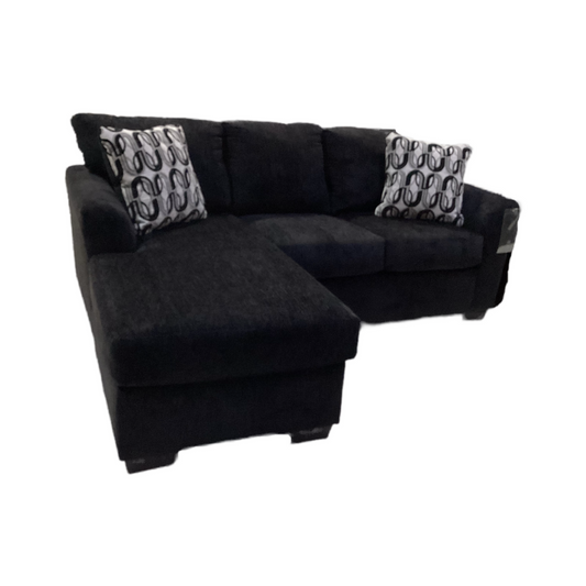 Obsidian Black NEW Sofa Chaise 82x64x38 (3903)