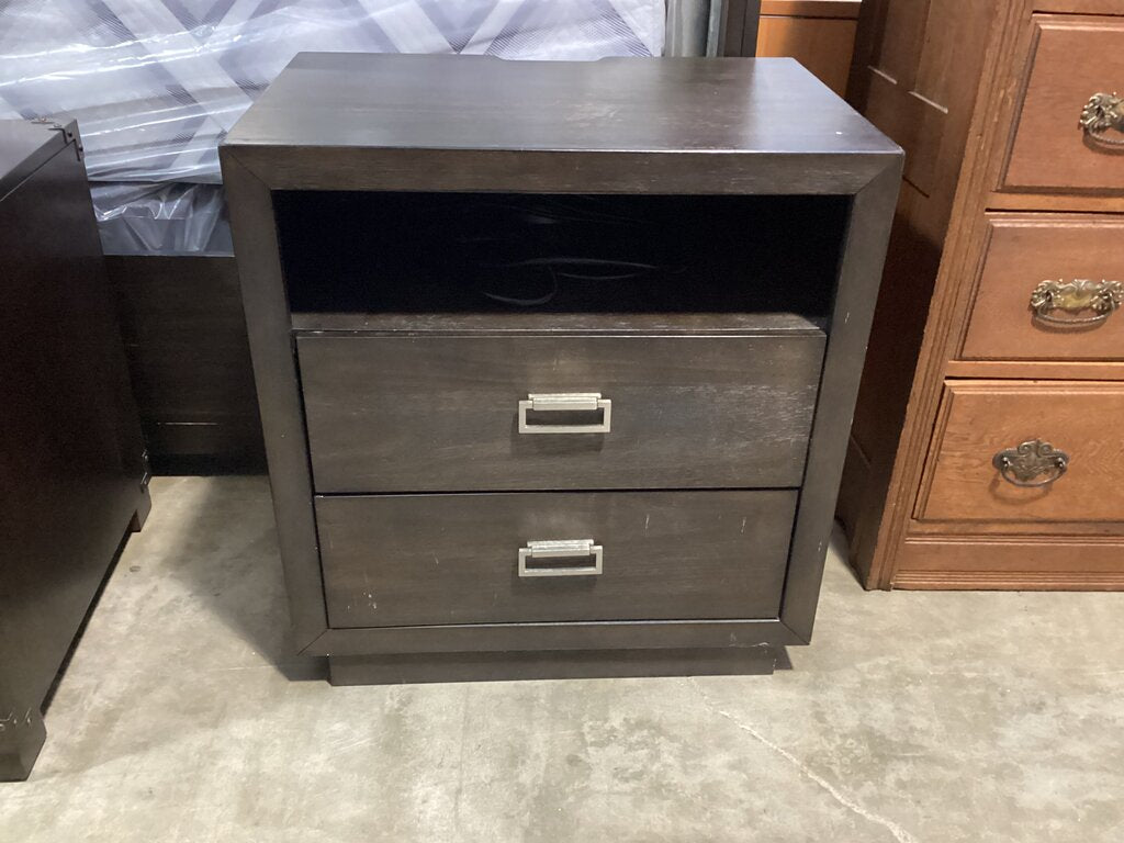 80985 - Ashley Hyndell 2 Drawer Nightstand 26x18x28