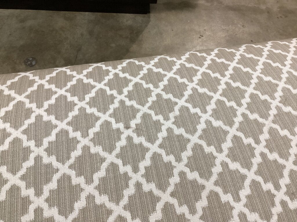 85020 Geometric Pattern Ottoman/Bench 50x24x16