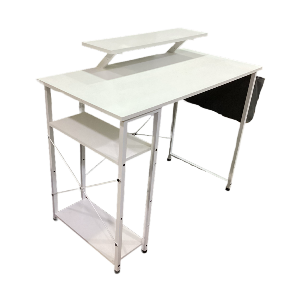 80986 White Computer Desk 40x20x30-34