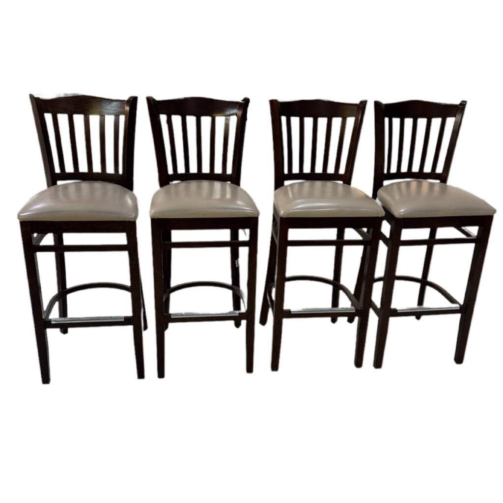85028 - Set of 4 Bar Chairs 17x19x30/44