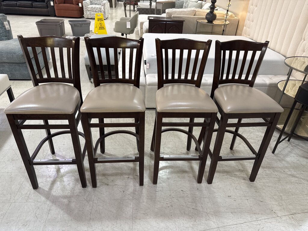85028 - Set of 4 Bar Chairs 17x19x30/44