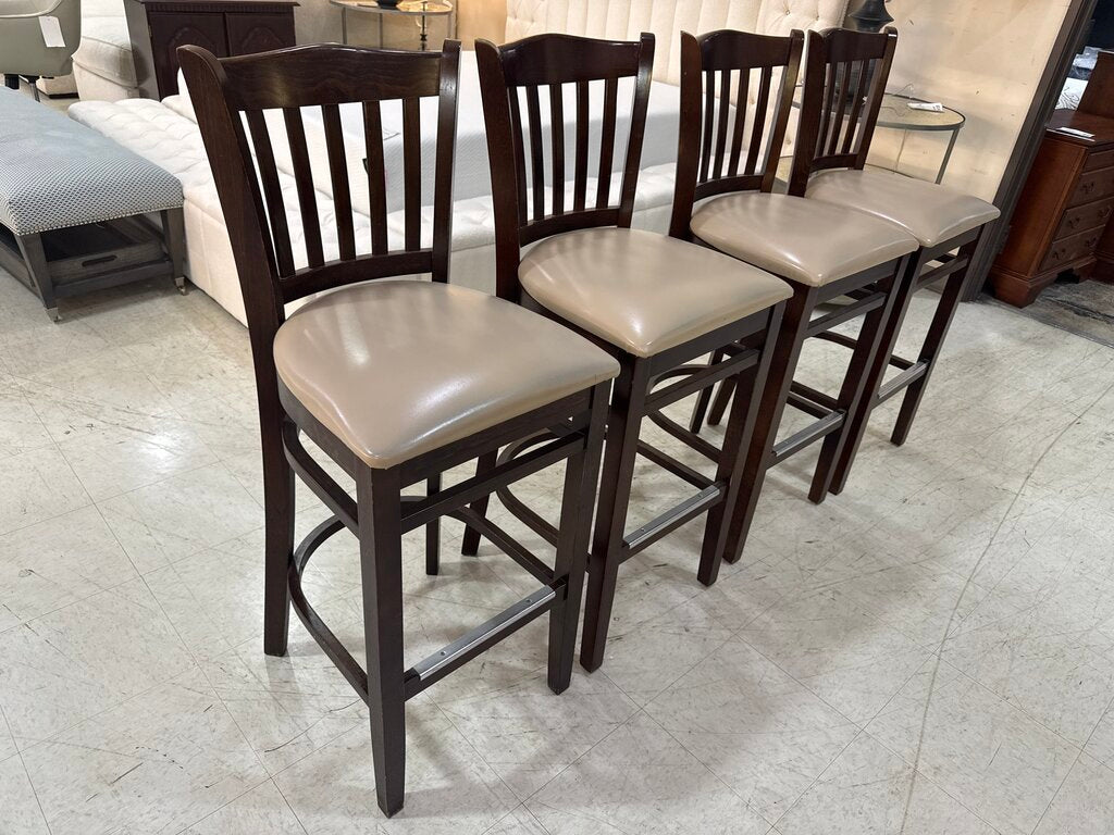 85028 - Set of 4 Bar Chairs 17x19x30/44
