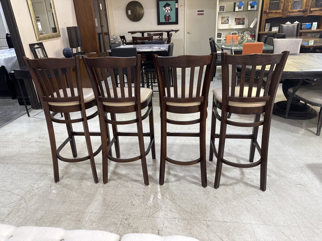85028 - Set of 4 Bar Chairs 17x19x30/44