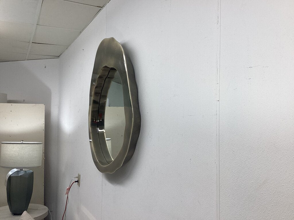 85006 (8531-11) Harp & Finial Abstract Wall Mirror 32x3x36