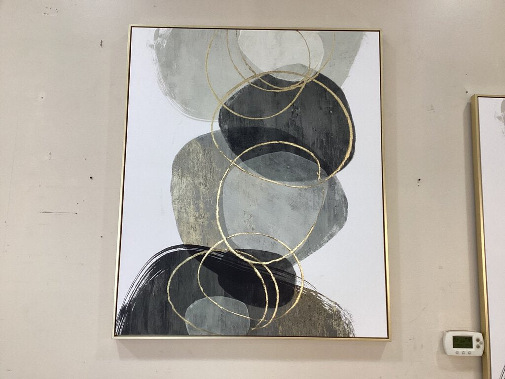 85007 (8531-12) Foiled Abstract Art 42x2x50