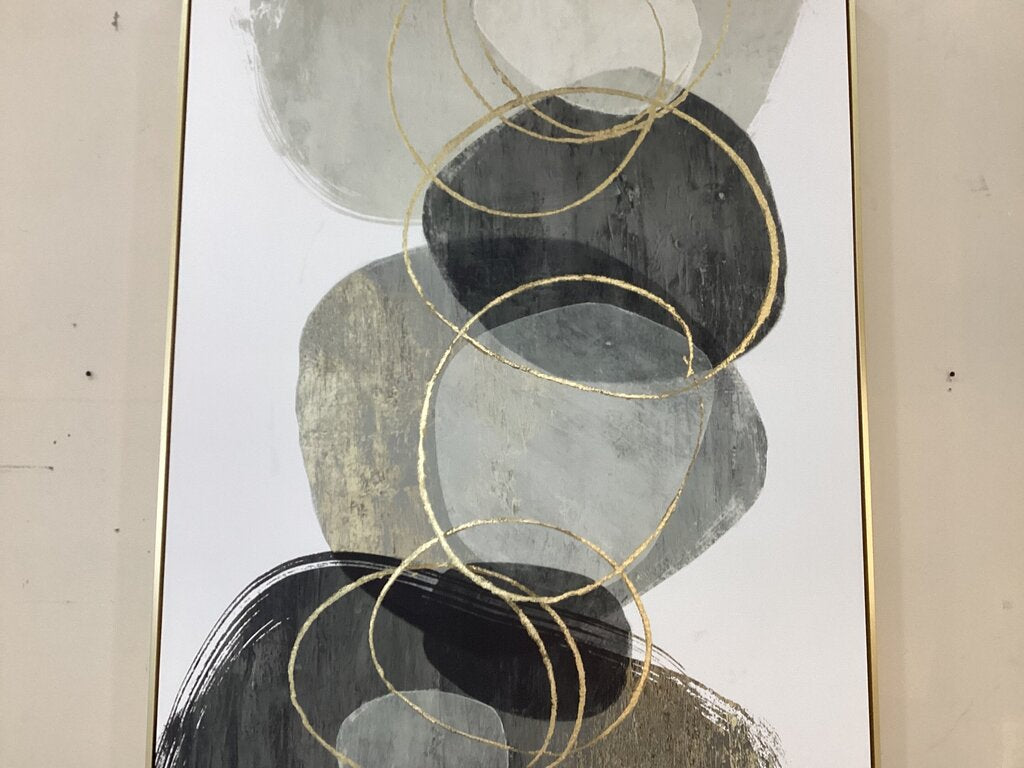 85007 (8531-12) Foiled Abstract Art 42x2x50