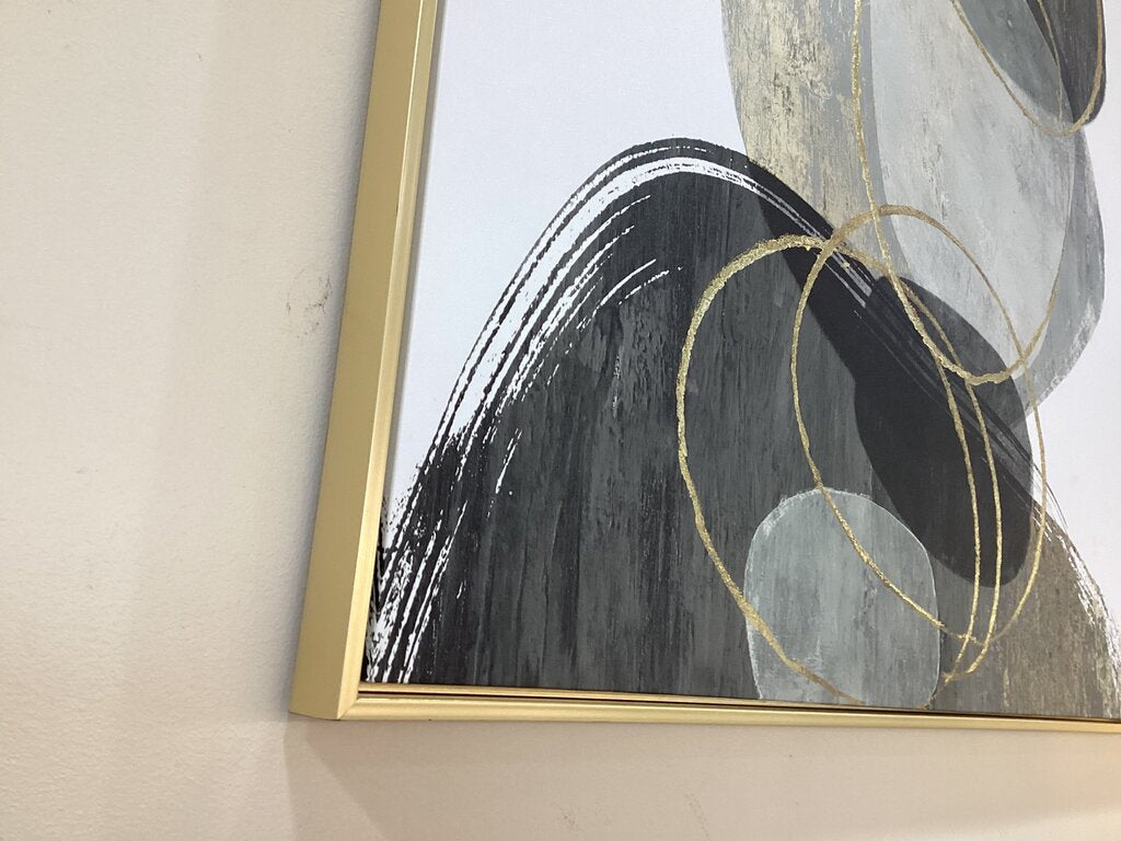 85007 (8531-12) Foiled Abstract Art 42x2x50