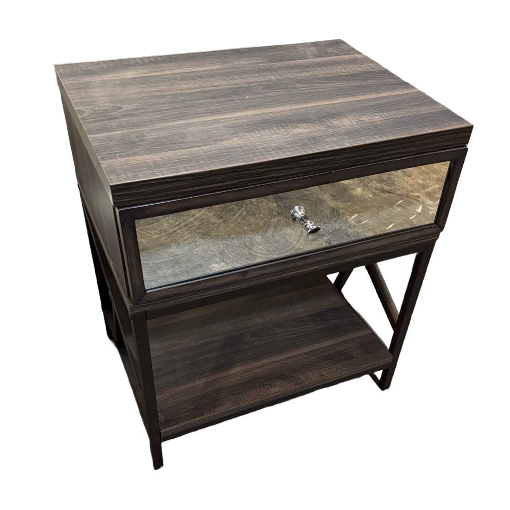 80978 - Adrianna Mirrored Front Nightstand 21x16x24