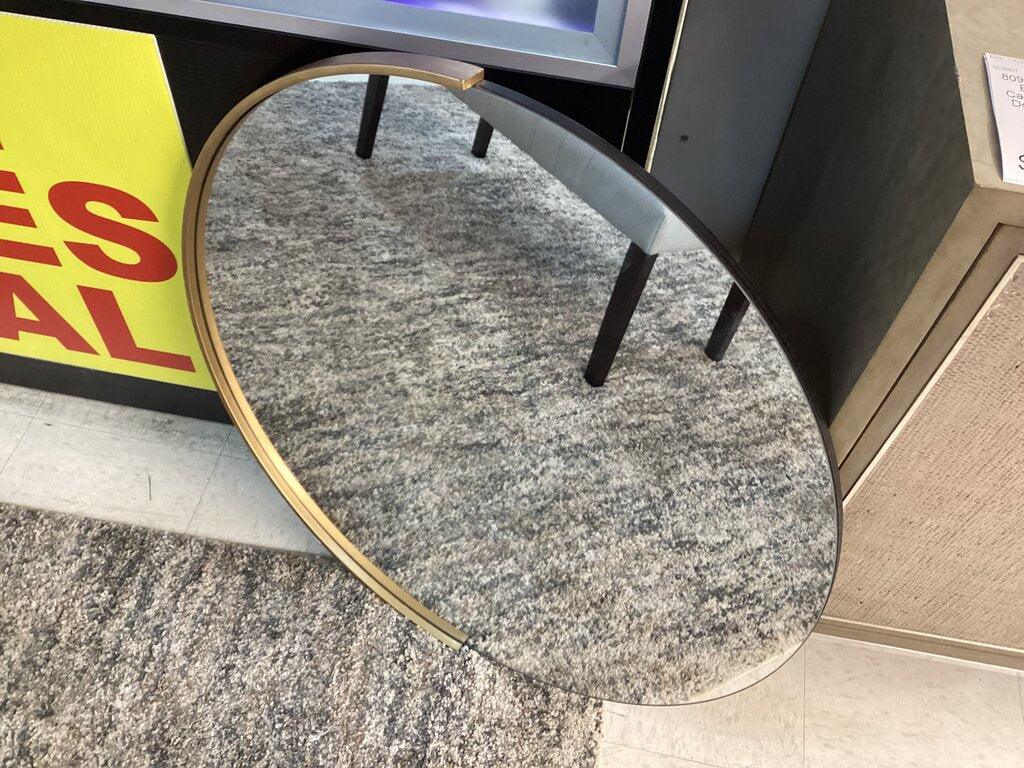 85009 (8531-14) Modern Round Wall Mirror 32x1x32