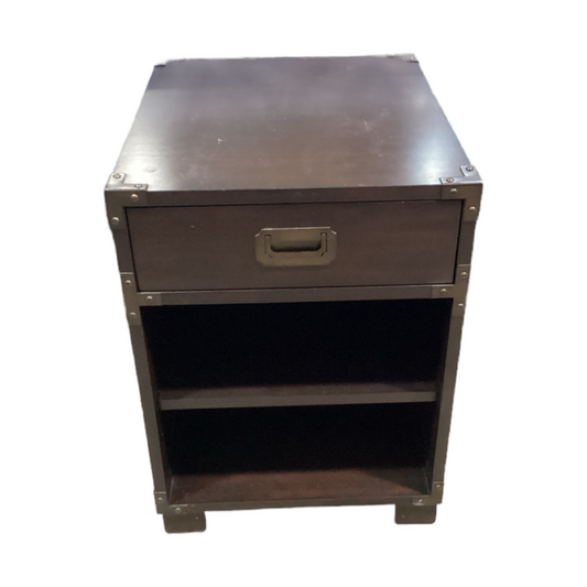 85017 - Trunk Style Nightstand 18x22x24