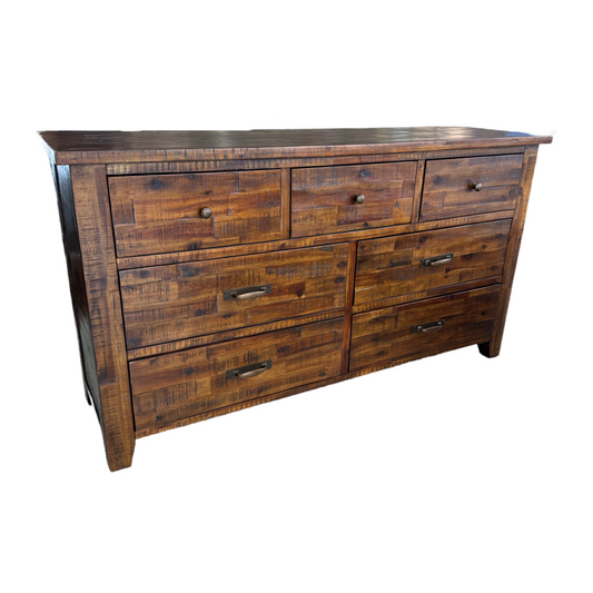 85044 - Sonoma Creek Rustic Dresser w/Mirror 66x19x36/71