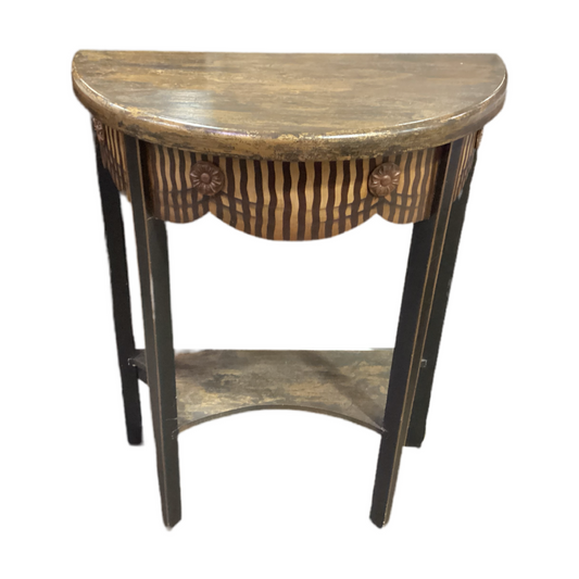 85058 Half Moon Console Table 25x13x32