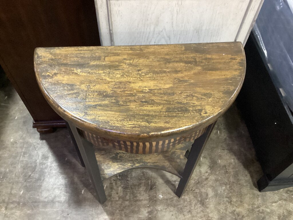 85058 - Half Moon Console Table 25x13x32