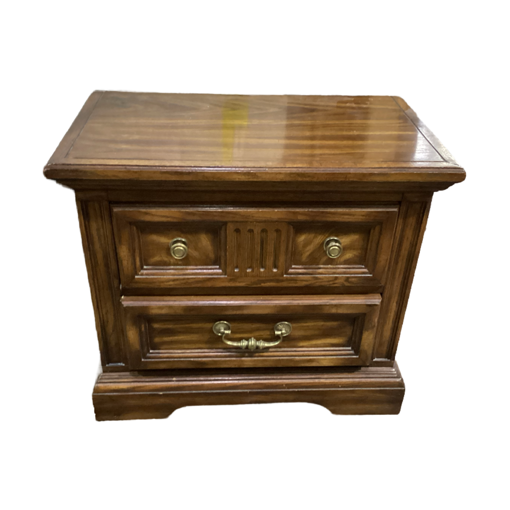 85057 Wooden Vintage Nightstand 28x16x24