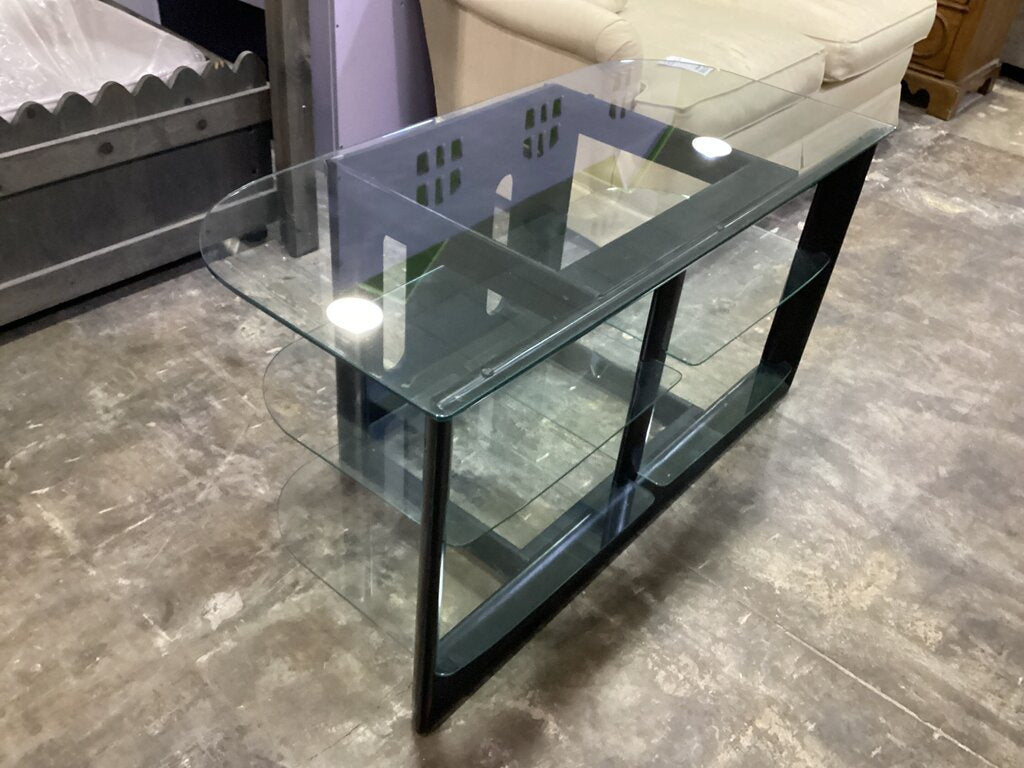 85055 - Glass TV Stand 48x22x24