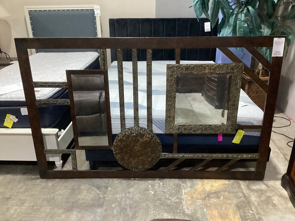 85142 - Mirrored Metal Wall Art 75x1x46